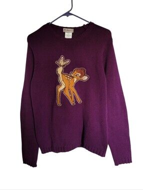 Disney Store Vintage Bambi Knit Sweater
